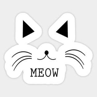 MEOW  CAT Sticker